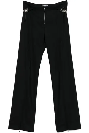 DAVID KOMA Chain link-detail trousers