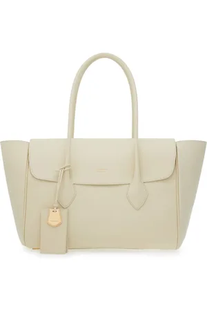 Salvatore Ferragamo Logo-plaque leather tote bag