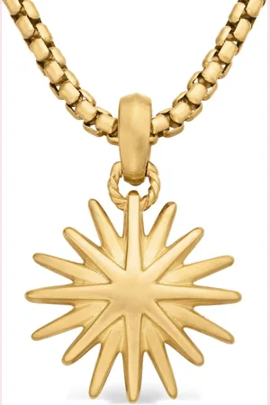 David Yurman 18kt yellow Starburst charm (21.5mm)