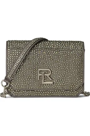 Ralph Lauren Crystal-embellished satin bag