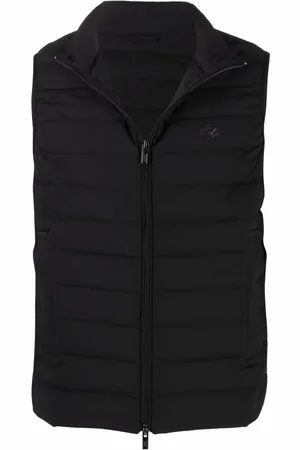 Emporio Armani Zip-up sleeveless down gilet