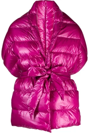Aspesi Tie-fastening padded-design scarf