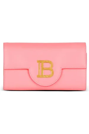 Balmain B-Buzz leather wallet-on-chain