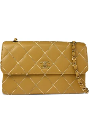 CHANEL 2002 Wild Stitch Straight Flap shoulder bag