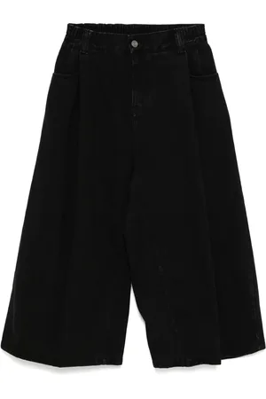 SONGZIO Structured crop wide denim