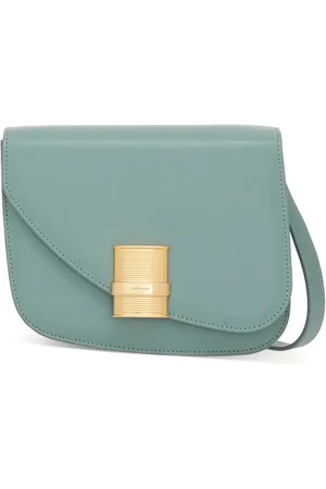 Salvatore Ferragamo Small Asymmetric leather shoulder bag
