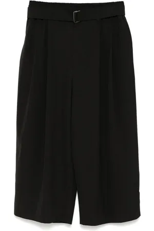 SONGZIO Belted crop wide pants