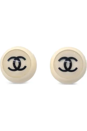 CHANEL 2001 CC clip-on earrings