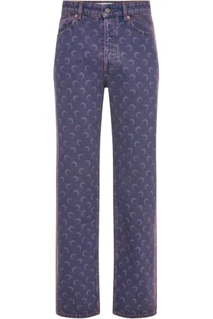 Marine Serre Crescent Moon jeans