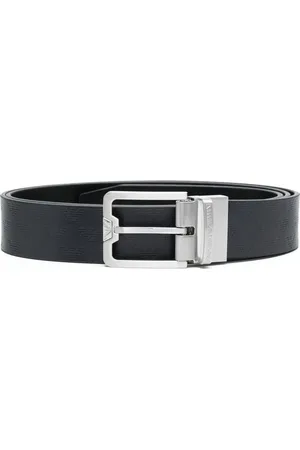 Emporio Armani Calf-leather buckled belt