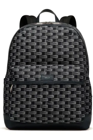 Bally Pennant denim backpack