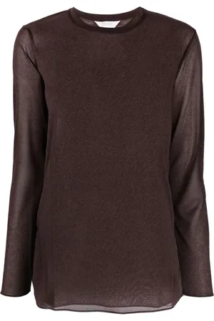 Max Mara Etra semi-sheer blouse