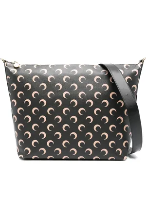 Marine Serre Crescent moon-print shoulder bag