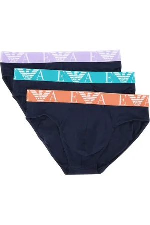 Emporio Armani Logo-waistband briefs (pack of three)