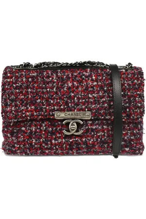 CHANEL 2015 Tweed Single Flap shoulder bag