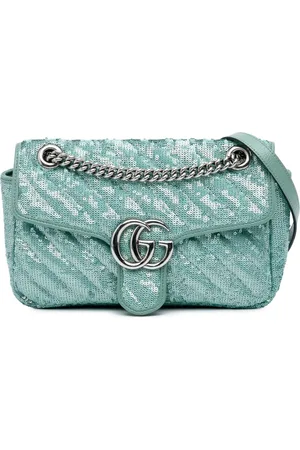 Gucci 2016-present Small GG Marmont Sequined Matelasse Leather Torchon crossbody bag