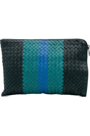 Bottega Veneta 2012-2024 Tricolor Nappa Intrecciato clutch bag