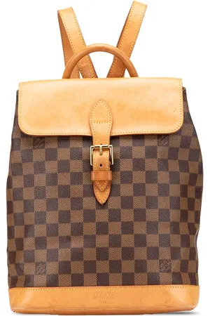 LOUIS VUITTON 1996 Damier Ebene Arlequin Soho backpack