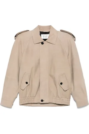 Saint Laurent Suede bomber jacket