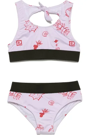 Le pandorine Printed bikini set