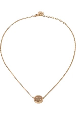 Miu Miu Logo-pendant necklace