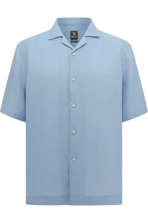 Boggi Milano Regular Fit Linen Shirt