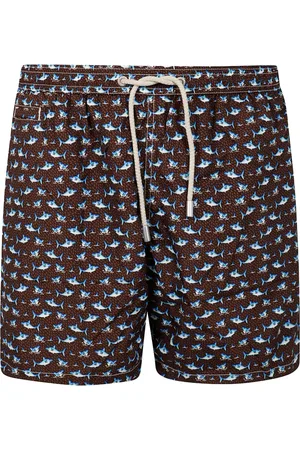 MC2 SAINT BARTH Shark-print swim shorts