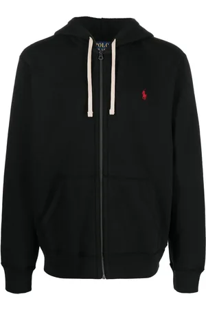 Ralph Lauren Embroidered-logo zip-up hoodie