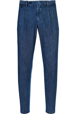 BRIGLIA Pleated jeans