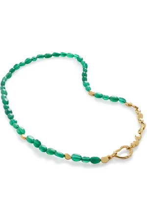 Monica Vinader Rio onyx beaded necklace