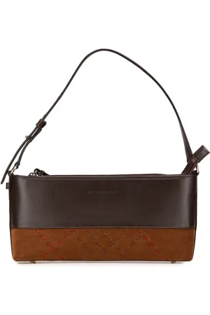 Burberry 2000-2017 Calfskin and Suede Stitch shoulder bag