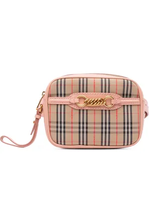 Burberry 2018-2024 Haymarket Check Canvas 1983 Link belt bag