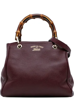 Gucci 2016-2024 Small Calfskin Bamboo Shopper satchel