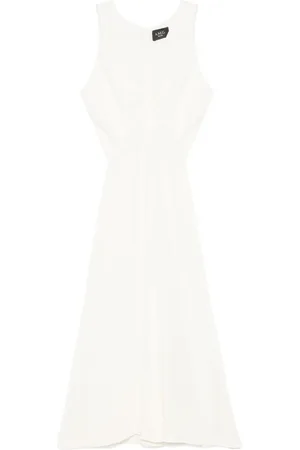 AMG Ruched-detailed maxi dress
