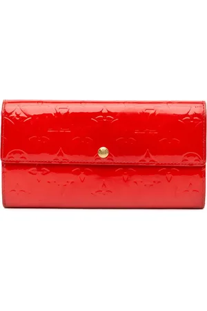 LOUIS VUITTON 2005 Monogram Vernis Sarah Wallet long wallets