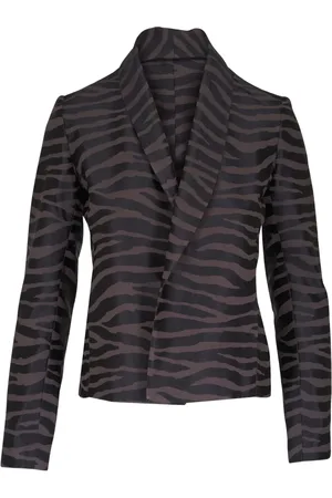 PETER COHEN Zebra-print blazer