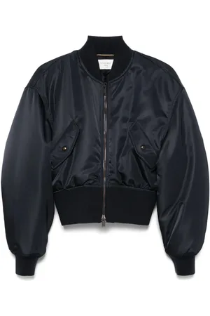Saint Laurent Cropped bomber jacket