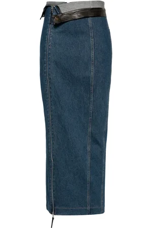 Paris Georgia Jo maxi denim skirt