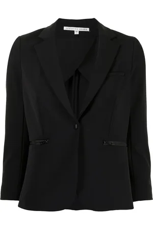VERONICA BEARD Scuba Schoolboy Dickey single-breasted blazer