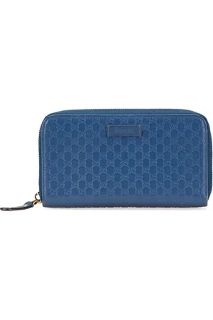 Gucci 2000-2015 Microguccissima Zip Around Wallet long wallets