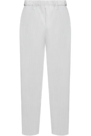 Issey Miyake Pleated straight-leg trousers