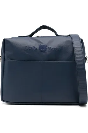 LITTLE BEAR Logo-embroidered changing bag
