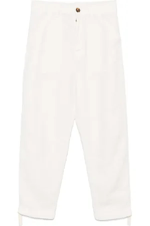 Brunello Cucinelli Patch-pockets drawstring trousers