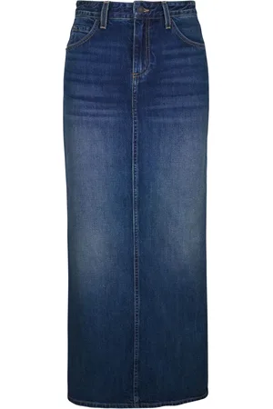 NILI LOTAN Ozzy denim maxi skirt