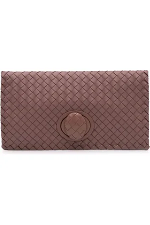 Bottega Veneta 2012-2024 Nappa Intrecciato Turn Lock clutch bag