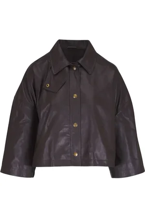 NILI LOTAN Buttoned leather jacket