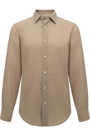 Boggi Milano Regular Fit Tencel Linen Shirt