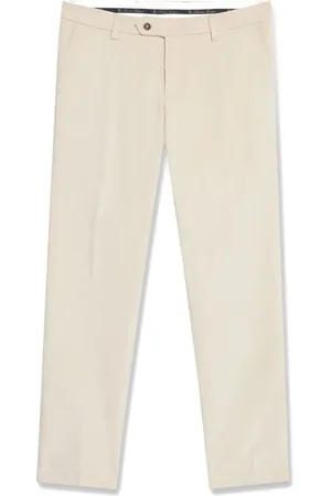 Brooks Brothers Cotton tapered trousers