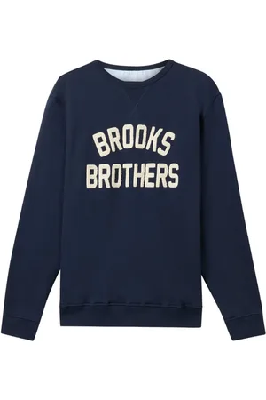 Brooks Brothers Logo-embroidered terry sweatshirt