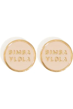 Bimba y Lola Logo-engraved stud earrings